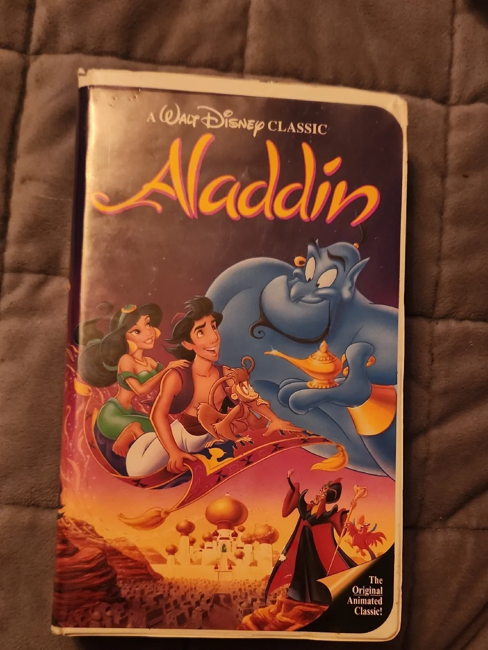 The Classic Black Diamond Walt Disney Aladdin VHS Cover - Colorful